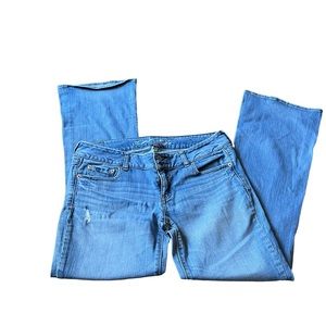 American eagle flare jeans size 10